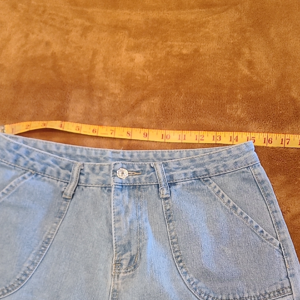 Light Blue Denim Jogger Pants - Picture 9 of 12